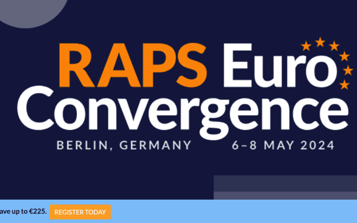@RAPSorg ＂RAPS 2024 Euro Convergence＂ 6-8 Mayo 2024 Berlin nos vemos allí !!!